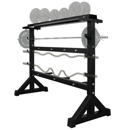 Dumbbell Rack Stand Adjustable 3-Tier Weight Rack  , Multifunctional Barbell Rack Weight Rack, Heavy Duty Weight Storage Organizer Dumbbell Storage Stand Holder