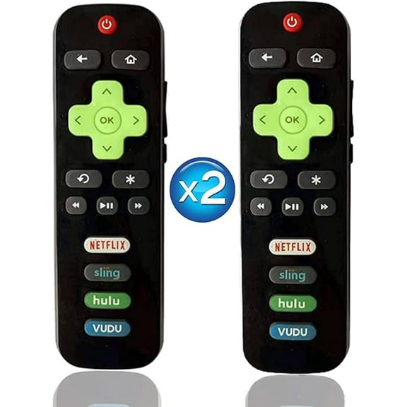 Replaced RC280 with Fluorescent Light Remote for TCL Roku TV 55S405 50FS3750 55FS3700 49S405 TCL ROKU TV4 Night Light