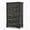 Washed Gray, variant on Farmhouse 5-Drawer Vertical Dresser – Tall Space-Saving Chest for Bedroom, Hallway, or Living Room with Ample Storage and Stylish Design