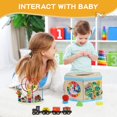 thumbnail image 4 of Juguete Montessori 9 en 1 Activity Cube FOPNETS para niños de 1 a 2 años, 4 of 7