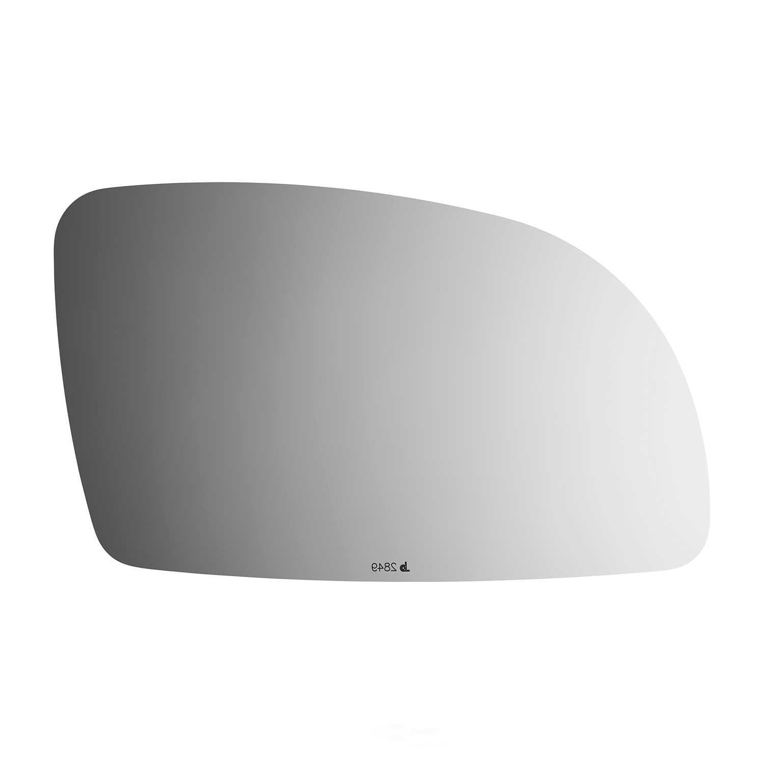 Burco Side View Mirror Replacement Glass - Clear Glass - 2849