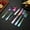 Multicolor, variant on SHIMELE Stainless Steel Cutlery Set 6 Pieces Silver Rose Black Multicolor Elegant Dinner Fork Knife Spoon Household Dining Utensils