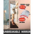 thumbnail image 5 of Shatterproof Full Length Mirror Tiles,Mirror for Wall,Full Body Mirror for Kids,Extra Thick 0.125",4Pcs 14"x14",Made of Frameless Plexiglass Acrylic Plastic,Wall Mounted for Home Gym,Bathroom,Door, 5 of 5