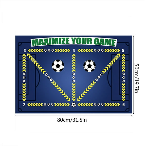 Kedshhgu Indoor Soccer Training Mat, Football Ball Step Footwork Performnce Mat, Non-Slip Silent Equipment for All Ages to Improve Speed, Strength and Coordination, Multiple Sizes