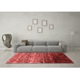 thumbnail image 3 of Ahgly Company Indoor Rectangle Oriental Red Industrial Area Rugs, 2' x 5', 3 of 4