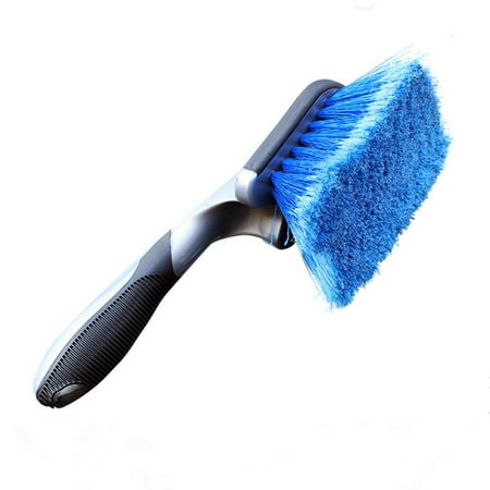UPKOCH Long Handle Tire Cleaner Brush Tyre Rim Cleaning Brush PVC 1Pcs
