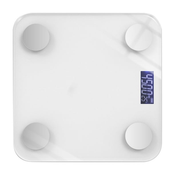 Báscula de pesaje inteligente Jadeshay Báscula digital de Peso corporal ABS vidrio templado 260x260 mm