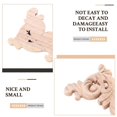 thumbnail image 4 of Wood Carved Decal Corner Onlay Applique Door Wall Decor 12*6cm Unpainted, 4 of 5