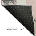 thumbnail image 5 of Addison Rugs Mayfield Premium Machine Washable Transitional Circles Pink Round Rug, 8' x 8', 5 of 5