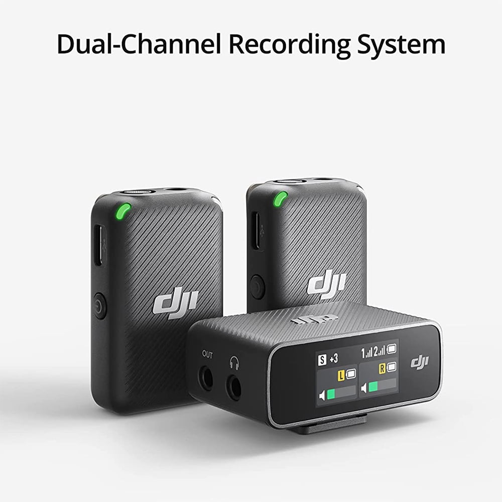 DJI Wireless Microphone System and Audio Recorder