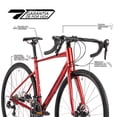 thumbnail image 4 of Bicicleta de Ruta Turbo Strada 20 Velocidades Aluminio Color Rojo, 4 of 15