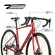 thumbnail image 4 of Bicicleta de Ruta Turbo Strada 20 Velocidades Aluminio Color Rojo, 4 of 15