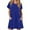 Dark Blue A, variant on Pejock Women's Summer Casual Tshirt Dresses O Neck Short Sleeve Loose Dress Sundress with Pockets Green A S (US Size: 4)