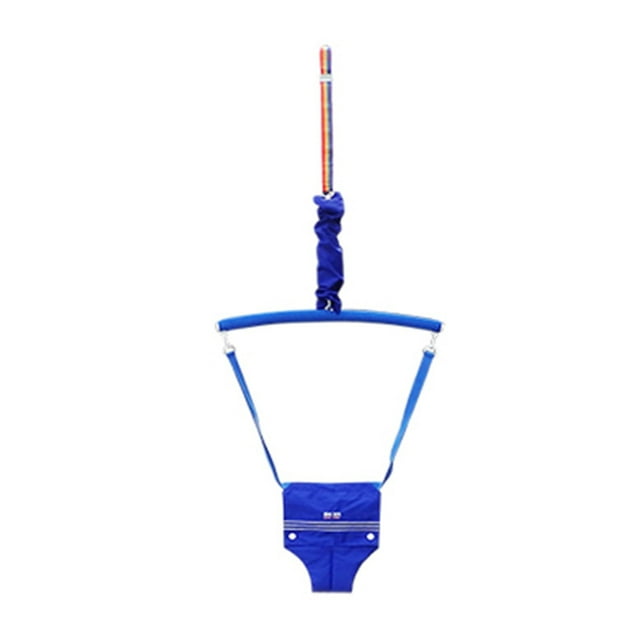 FLhrweasw Silla para Columpio Ajustable para Bebé Asiento Que Rebota Juguete Ejercicio (azul)