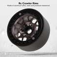 thumbnail image 3 of 4pcs RC Crawler Rims Universal Aluminum Alloy 1.9in Beadlock Wheels, High Wear Resistance, Improved Crawler Performance, Easy Install for Axial SCX10, SCX10 II, 3 of 8
