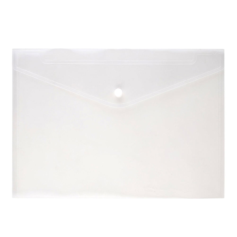 OUNONA 30 Pcs A4 Size Envelope File Document Folder Clear Document