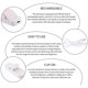 thumbnail image 4 of Luz De Lectura Led Con Clip Lámpara De Escritorio Con 450 Mah Recargable Brillo Ajustable Protección Ocular Lámparas De Mesa Flexibles Para Cabecero De Cama Oficina En El Hogar Monstrate HA013420-00, 4 of 7