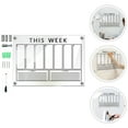 thumbnail image 2 of 1 Set Acrylic Dry Erase Board Clear Memo Board Hanging Display Board Weekly Planner Board, 2 of 7