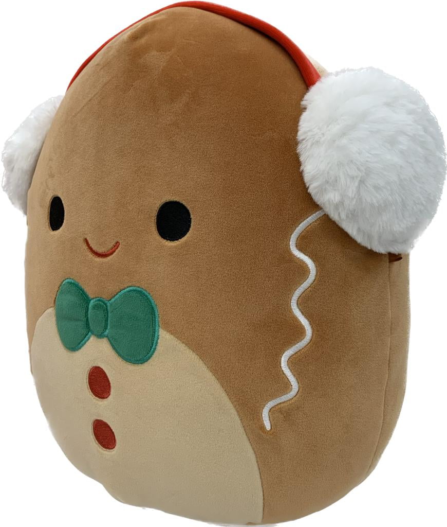 NWT 2019 Squishmallow 8 Christmas Jordan Gingerbread cookie plush