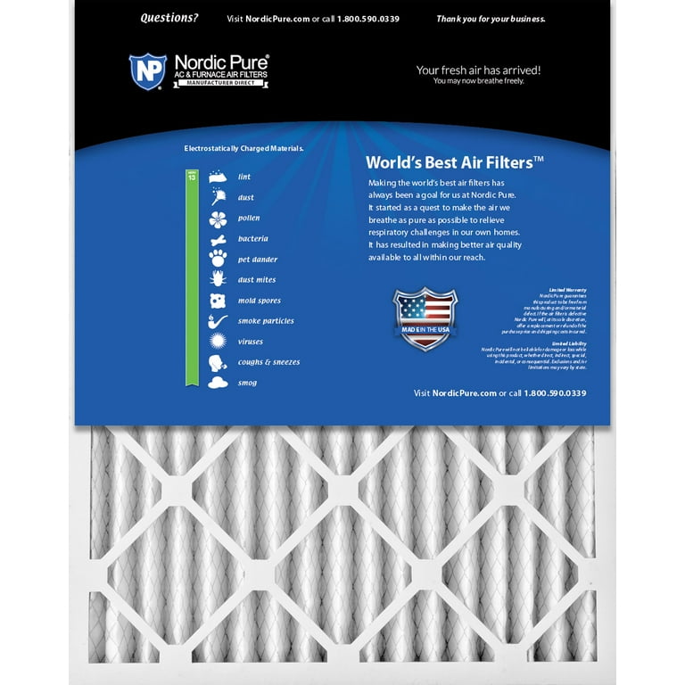 Nordic pure 2024 merv 13 filter