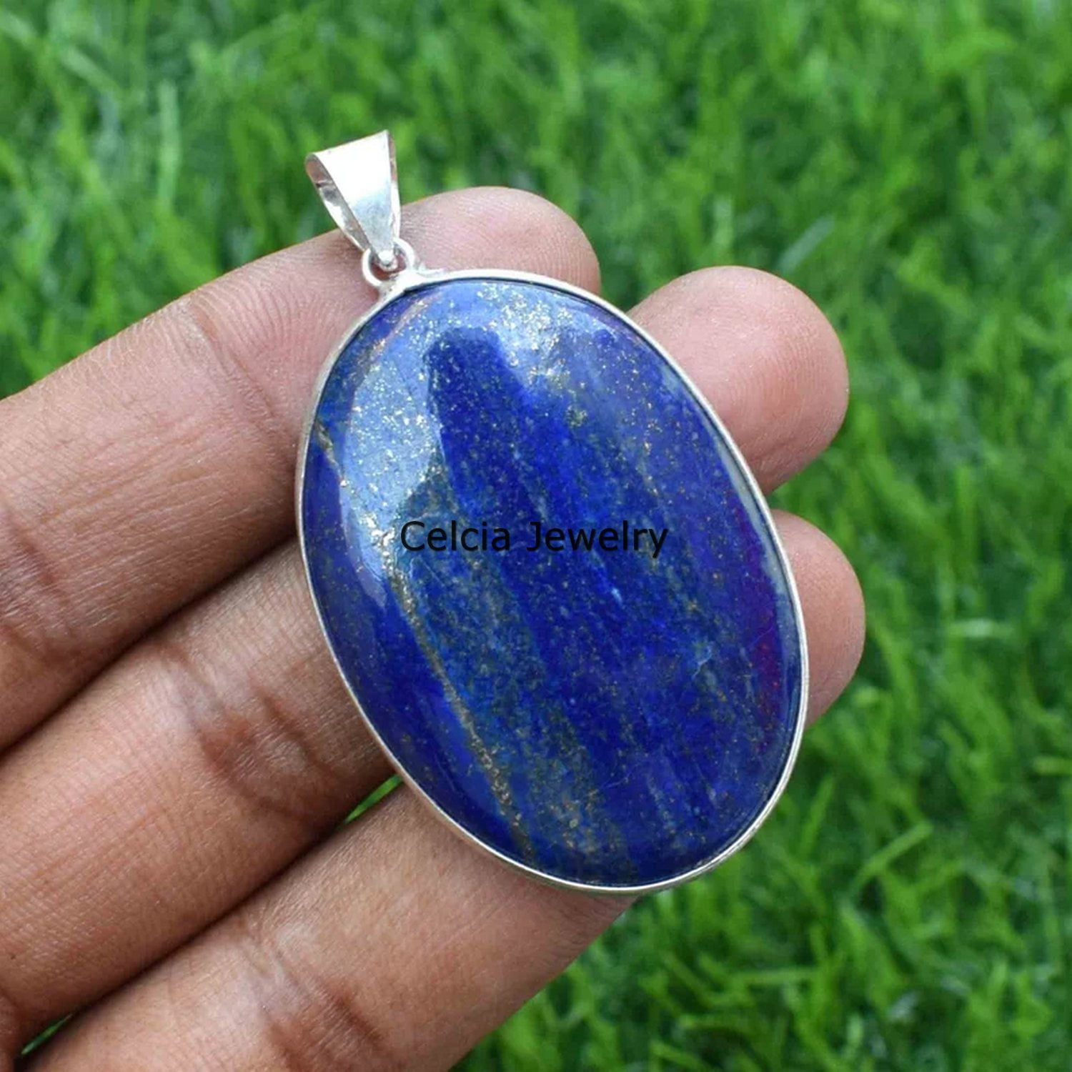 Top Natural Royal Blue Lapis Lazuli Necklace Pendant For Women Men Wealth  Healing Crystal Gift Silver Beads Stone Jewelry Aaaaa - Pendants -  AliExpress