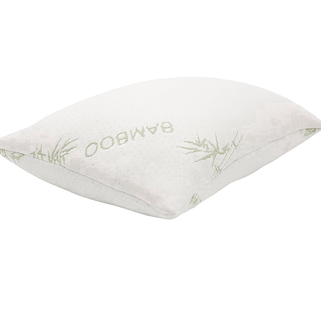 ORGANIC TEXTILES Organic Shredded Latex Bed Pillow with Bamboo Cover - For Sleeping, Head Support, Side Back Stomach Sleeper, Soft and Breathable - (King Size)