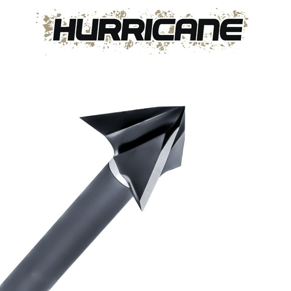 Ozcut Hurricane 6-Pack Value Pack 3 Blade Offset Single Bevel Blades - 100gr, 100% Stainless Steel Fixed Blade Broadhead