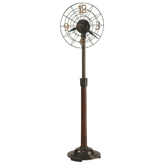 Howard Miller 615096 77-3/4" X 22-1/4" Phan Metal Analog Floor Standing Clock - Bronze