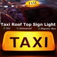 thumbnail image 4 of MesaSe 12V Waterproof Top Sign Magnetic Meter Cab Lamp Light LED TAXI Signal Lamp - Yellow, 4 of 8