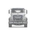 thumbnail image 3 of Kozak Compatible with Mack Granite GU713 (Set-Back) 2004+ Front Grille Deer Moose Brush Bumper Guard Chrome, 3 of 8