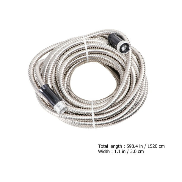 Garden Hose 50Ft Stainless Steel Lightweight Garden Hose Heavy Duty