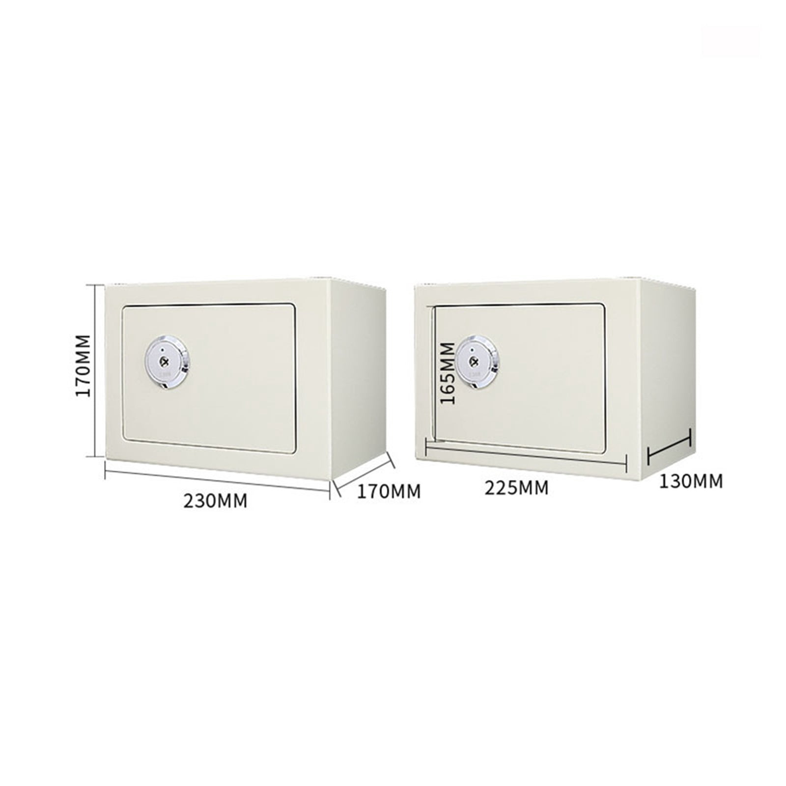 Document Safe Box Metal Office Storage Steel Safety Cabinet Home Certificate Safe Box Key Safe Box ,Security and Anti-Theft