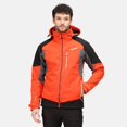 thumbnail image 3 of Regatta - Chaqueta Softshell Hewitts VII Color Sólido para Hombre (Naranja Cajún, Negro) Regatta UTRG6180_cajunorangeblack, 3 of 6