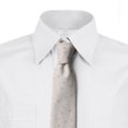 thumbnail image 2 of Floral Necktie, Ornate Soft Tone Floral, Dress Tie, 3.7", Pale Salmon, by Ambesonne, 2 of 3