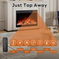 thumbnail image 3 of 36" Wall Mount Electric Fireplace,Adjustable Flame Colors & Temperature,Remote Control,Timer,750W/1500W, 3 of 6