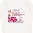 thumbnail image 3 of Inktastic I Have Been Promoted to Big Sister Pink Toddler Sweatshirt, 3 of 4