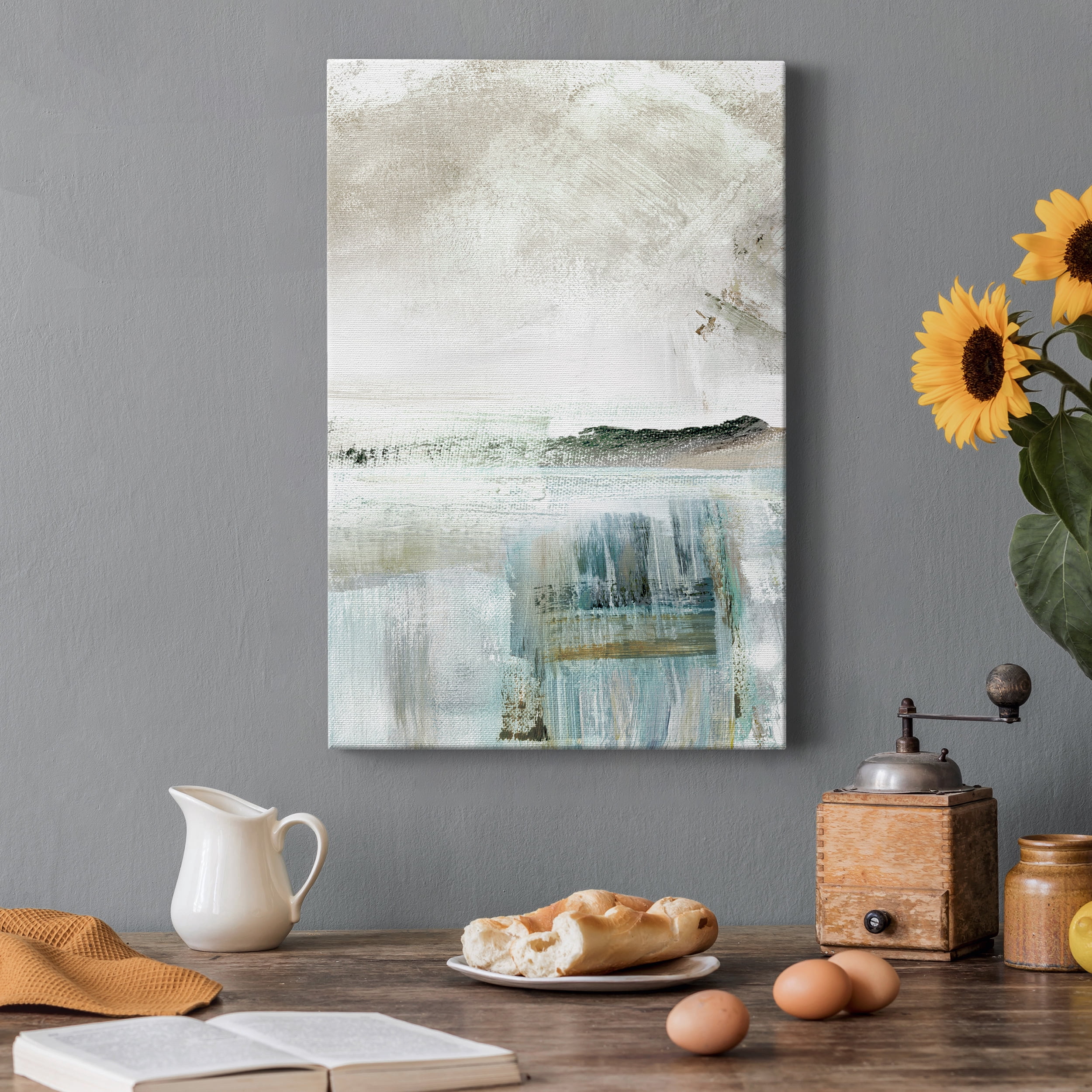 Summer Teal II Premium Gallery Wrapped Canvas - Ready to Hang - 8 x 12