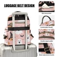 thumbnail image 3 of FORMRS Mini Backpack Purse for Women Quilted Travel Daypack Casual Shoulder Bag, Pastel Pink Halloween, 3 of 7