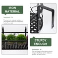 thumbnail image 3 of 1Pc Ironwork Balcony Flowerpot Shelf Hanging Plant Rack Storage Holder, 3 of 9