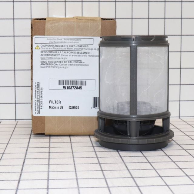 Whirlpool Dishwasher Pump Filter W10872845
