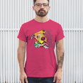 thumbnail image 3 of Tee Hunt Dean Russo Colorful Neon Dog T-Shirt How Your Soul is Men's Tee, Hot Pink, 3X-Large, 3 of 5