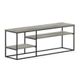 thumbnail image 5 of Furinno Moretti TV Stand for TVs up to 65 Inch, 3-Tier Grey Entertainment Center, Open Back TV Console with Cable Management, for Living Room, Bedroom, Grey Oak, 5 of 6