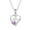 Pink, variant on Dvkptbk Necklace Jewelry Letter Heart Pendant Necklace Gemstone Necklace Jewelry