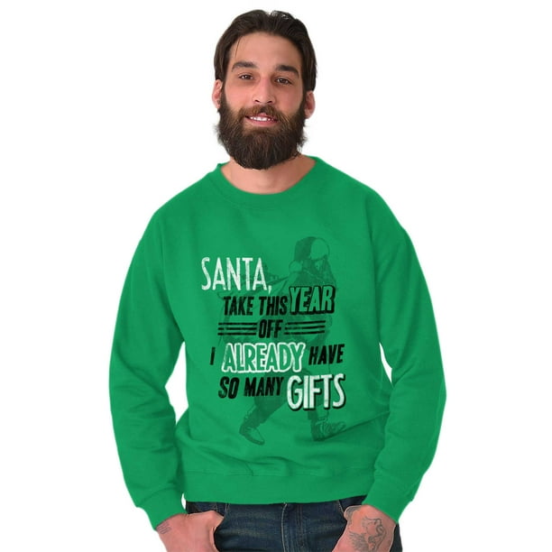 Brisco Brands - Christmas Crewneck Sweat Shirts Sweatshirts Santa Take ...
