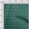thumbnail image 1 of oneOone Silk Tabby Fabric Ethnic Geometric Flame Stitch Decor Fabric Printed BTY 42 Inch Wide, 1 of 4