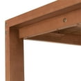 thumbnail image 7 of Alaterre Furniture Eucalyptus Wood, Weather-Resistant 63" x 37.5" Outdoor Dining Table with 2" Umbrella Hole, 7 of 7