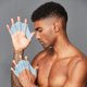thumbnail image 4 of par de guantes de natación de silicona para niños adultos, guantes de entrenamiento con aletas brillar Hogar, 4 of 4