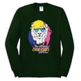 thumbnail image 2 of Funny Lion Tiger King Hey All You Cool Cats and Kittens | Mens Animal Lover Long Sleeve T-Shirt, Forest Green, X-Large, 2 of 3
