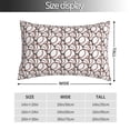 thumbnail image 2 of Fotbe Cute Baseball Funda de Almohada Decorativa Estilo Occidental, Lujo en Algodón, Fundas para Almohadas King, Cojín Estampado para Decoración del Hogar-16"x24", 2 of 6