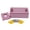 Pink, variant on 4.2M Steel Wire Invisible Wall Hanger Indoor Retractable Solid Clothesline Clothes Dryer